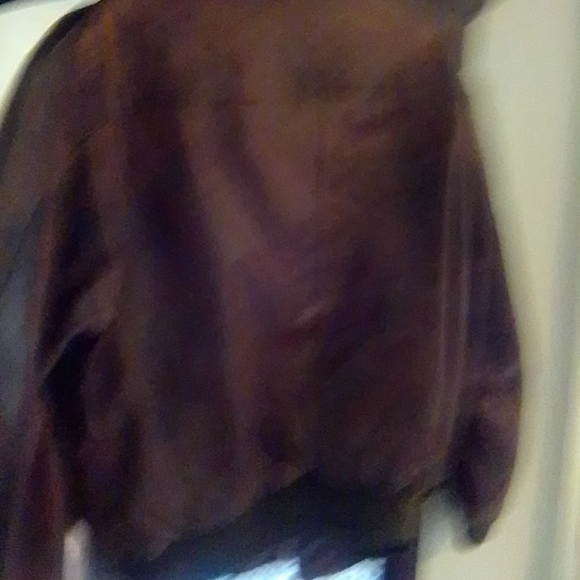 United leather Syndicate brown flight jacket. Vintage very, very cool - Picture 6 of 7